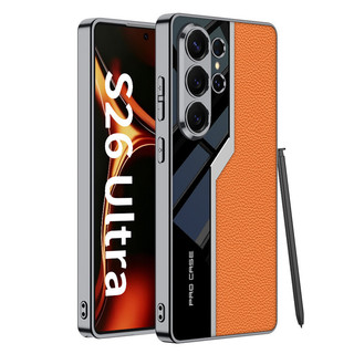 Ốp điện thoại TPU mềm siêu ô tô Funda cho Samsung Galaxy s26 s25 s24 s23 Vỏ da siêu mạ