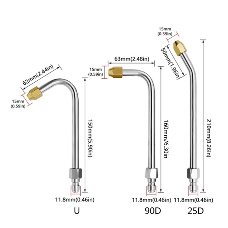 Car Washer Metal Rod Jet Lances For Pressure Water Extension Wand Lances