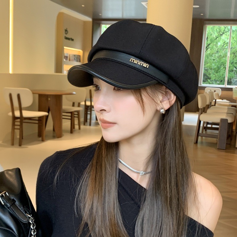 Mũ nón beret nồi bánh tiêu nữ Hàn Quốc phong cách newboy ulzzang đẹp mùa đông