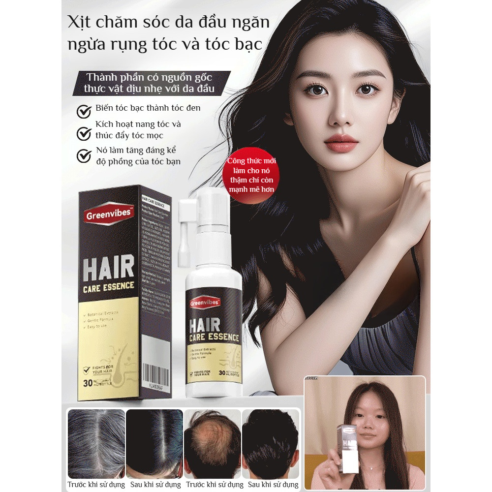 Xịt Dưỡng Tóc Tự Nhiên Hỗ Trợ Phục Hồi Tóc Hư Tổn, Hương Thơm Lưu Lâu - Hình Ảnh Thực Tế
