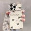ốp lưng iphone Nơ đen bằng tiếng Anh kiểu đơn giản Cho Iphone 7 xs xr 11 12 13 14 15 16 Pro Max Plus