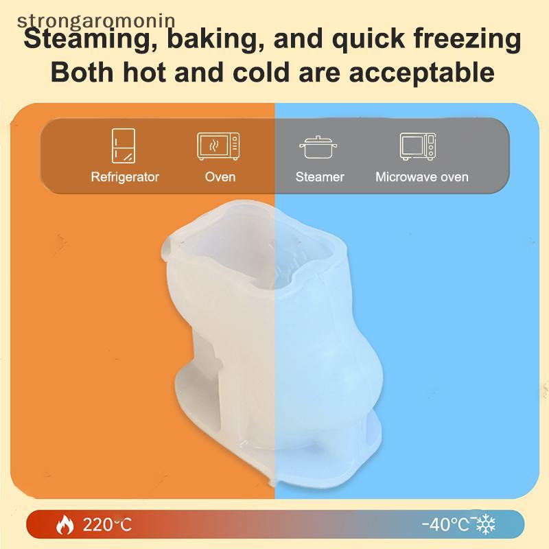 ST Hoạt Hình Hình Ngựa Silicone Bánh Mousse Khuôn Ngựa Thiết Kế Lập Thể Tết Nguyên Đán DIY Trang Trí Món Tráng Miệng Dụng Cụ Làm ST