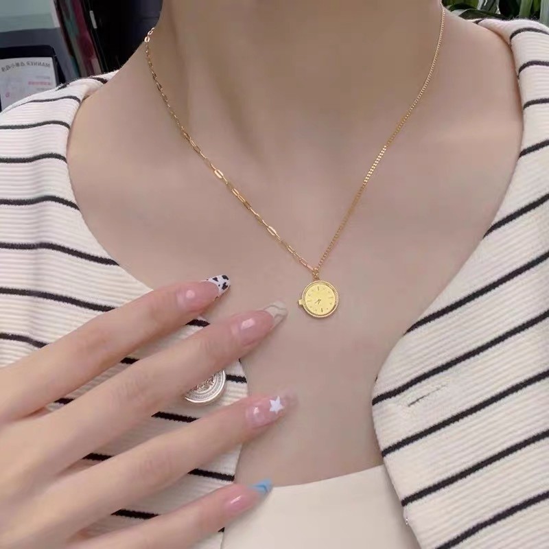 Đồng Hồ Vòng Cổ Phong Cách Thời Trang, Trang Sức Dịu Dàng Cho Ngày Thường