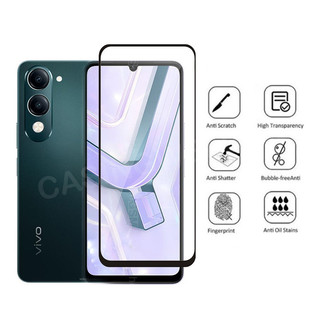 Bảo Vệ Màn Hình Cho Vivo Y04S Y04 Y05 Y11d Y29S Y29T Y400 Y05 4G 5G 2025 Full Cover Kính Cường Lực Trong Suốt HD Bảo Vệ Phim Chống Trầy Xước