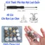 Bộ 40 Cúc Quần Jean Bằng Kim Loại Có Thể Tháo Rời Đường Kính 17mm, Thiết Kế Mosaic