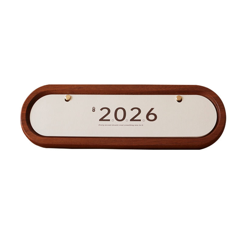Năm Ngựa Lịch 2026 Phong Cách Mới Lịch Hàng Năm Bằng Gỗ Sáng Tạo Để Bàn Đồ Trang Trí Nhỏ Lưu Niệm Lịch Để Bàn