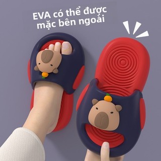 Dép EVA Capybara cho bé – Dép lê mềm nhẹ, chống trượt, dùng tắm & mang trong nhà