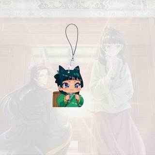 Cute Acrylic Maomao Jinshi Mobile Phone Charms The Apothecary Diaries Small Pendant Phone Chain Keychain Fans Fr