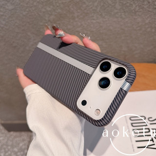 Họa tiết sợi carbon bị chặn màu phù hợp cho vỏ điện thoại iPhone 17 Promax 16pro / 15pm cảm giác da siêu mỏng 14 / 13 / 12 sáng tạo 17Air bao gồm tất cả bìa cứng