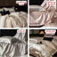 Bộ chăn ga gối gấm dệt 4 món Memminbedding với tông màu sang trọng kèm họa tiết dệt nổi cực sang và hoàng gia