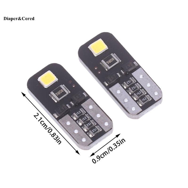 DIAPER & CORED 10 Bóng LED T10 W5W Canbus Nội Thất Ô Tô 194 Cho Đèn Đọc Sách, Tín Hiệu YTH