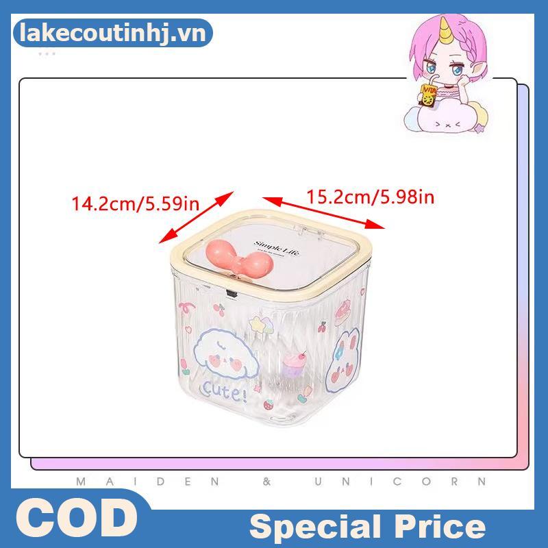 Lu Rõ Ràng Phụ Kiện Hộp Tổ Chức Hộp Bảo Quản Đa Năng Cho Dây Buộc Tóc Trang Sức Phòng Tắm Để Bàn Có Lưu Trữ Tổ Chức tinhj