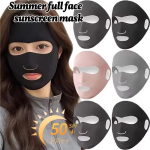 Mặt nạ chống nắng mùa hè từ nylon 98%, co giãn bốn chiều, UPF 50+, nhẹ và thoáng khí cho các hoạt động ngoài trời