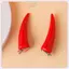 JRP Kẹp Tóc Anime PVC Sừng Cho Cosplay và Halloween