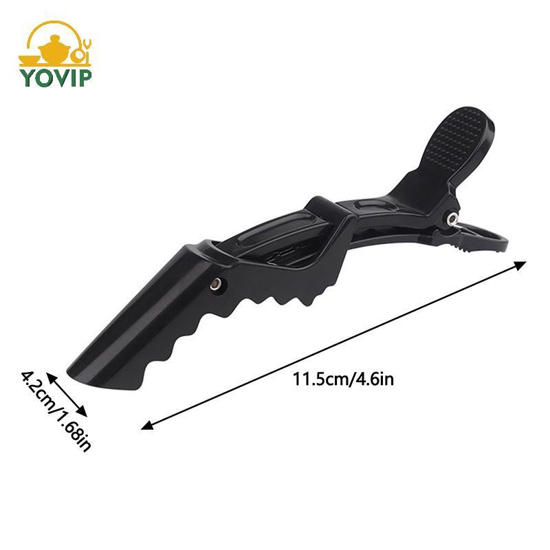 YOVIP 6 Cái Kẹp Tóc Cá Sấu Nhựa, Kẹp Làm Tóc, Vuốt Tóc, Thợ Cắt Tóc Chuyên Nghiệp, Kẹp Tóc Tạo Kiểu Salon, Phụ Kiện Tóc VN