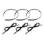 Cáp nối dài Servo 3PIN BTM 6 chiếc Chiều dài 300mm 900mm Điện trở thấp cho các dự án