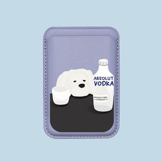 Hộp đựng thẻ họa tiết động vật dễ thương cho iPhone 17pro 17promax 16pro16prmax 15pro 15promax 14 14promax 14pro