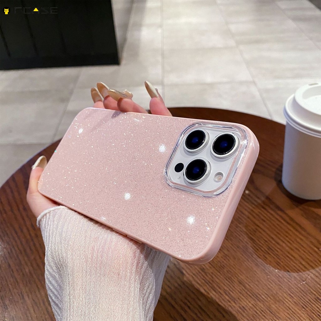 Dành Cho OPPO Reno 15 Pro Mini Max FS 15C 15F F33 F31 A6 A6T Pro Plus A6S A6K A6C A6X 4G 5G Ốp Điện Thoại Sang Trọng Sáng Bóng Màu Hồng Dễ Thương Dreamy Girl Girls Vỏ
