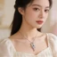 Treeling Thời Trang Cánh Thiên Thần Vòng Cổ Trang Sức Thời Trang Dainty Cánh Mặt Dây Chuyền Hợp Kim Cổ Dây Chuyền Trang Sức Cổ Để Mặc Hàng Ngày