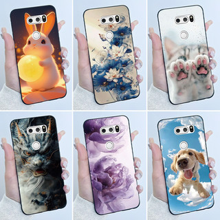Ốp điện thoại Cho LG V30 V30 + V30S V30S + V35 V35 + ThinQ Slim Soft Black Jelly Case Thẩm Mỹ Sang Trọng Dễ Thương Thoáng Mát Bé Trai Bé Gái Ốp điện thoại