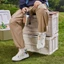 361° Giày Thể Thao Nam Nữ Cặp Đôi Phối Da Lưới Thoáng Khí Đế Mềm Đàn Hồi Giày Bố Phối Đồ Hàng Ngày