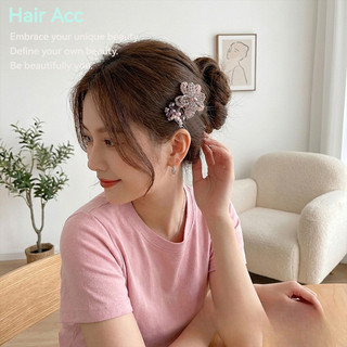Lược màu hồng kim cương giả, style nhẹ nhàng dễ thương, phù hợp cô gái thanh lịch
