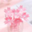 Sáng Tạo Mềm Bút Gel Hoa Anh Đào Bút Cô Gái Trái Tim Hình Dạng Dễ Thương Bút Gel Học Sinh Bút Chữ Ký Đen YOO9