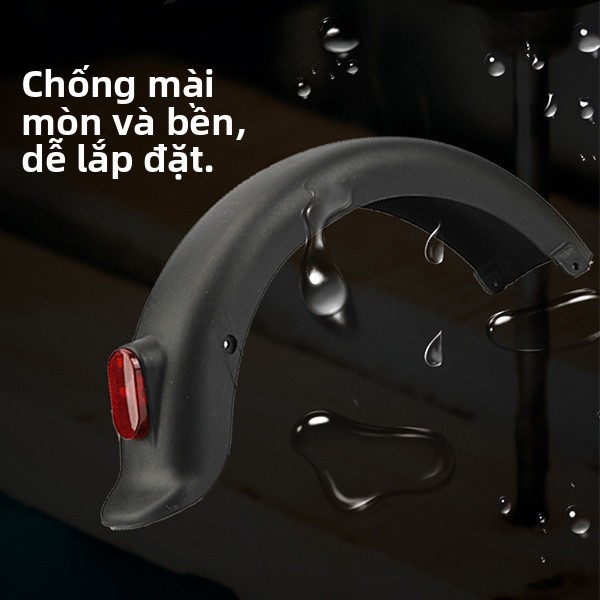 🔥Xe Điện Mật Ong Đậu Bánh Sau Chắn Bùn Pin Xe Chắn Bùn Da Tiêu Chuẩn Quốc Gia Bùn 47cm Đa Năng 8IMS