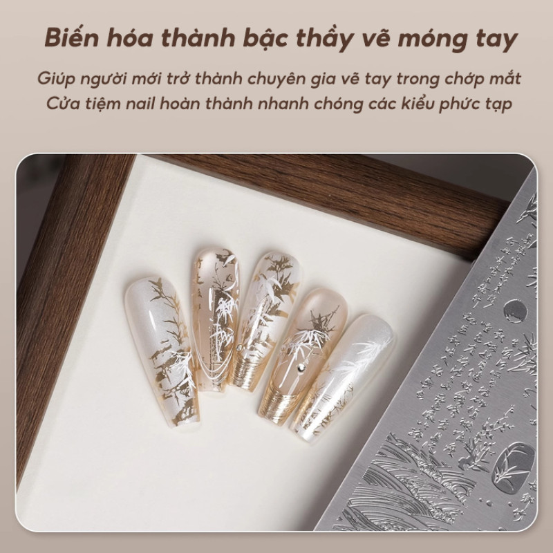 Khuôn Thép Dập Móng Chất Lượng Cao – Họa Tiết Hoa Cao Cấp, Khuôn In Ren, Bộ Sưu Tập Chủ Đề “Khu Vườn Bí Mật”
