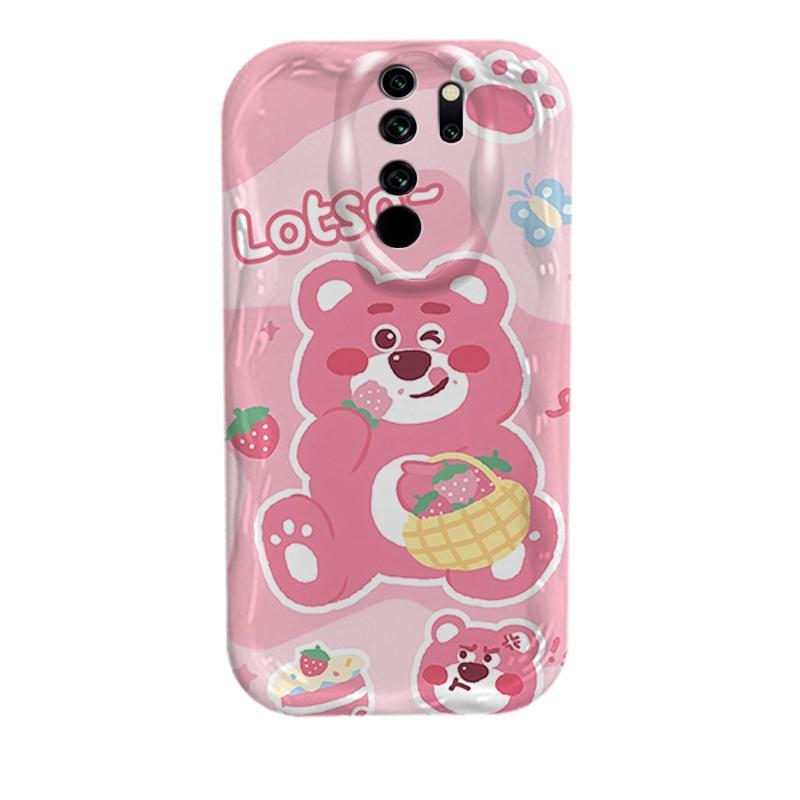 Vỏ silicon hoạt hình cho Redmi Note 8 Pro Redmi 9 3D Art Soft TPU Lotso Vỏ điện thoại chống sốc