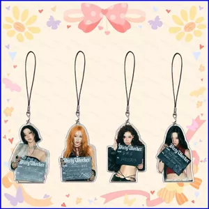 SQ3 AESPA Móc Khóa Album Đơn Bẩn Công Việc Điện Thoại Di Động Dây Xích Túi Phụ Kiện Ngôi Sao Ngoại Vi QS3
