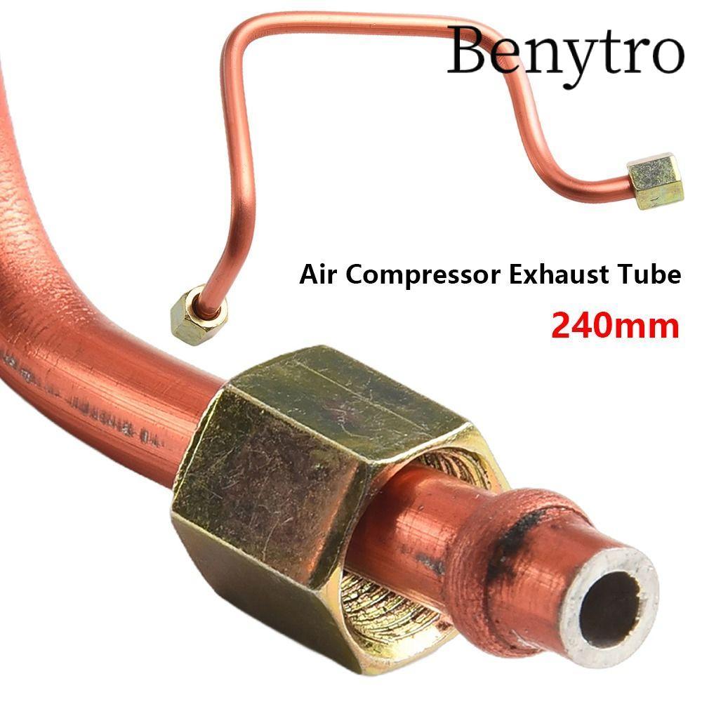 BENYTRO 1 Ống xả máy nén khí, Ống van nhôm mạ đồng chống nóng, Ống dẫn khí hoạt động trơn tru 240mm Ứng dụng rộng rãi