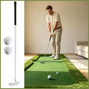 Các bé yêu golf sẽ thích Bộ Putter Hợp Kim Nhôm Tháo Rời kèm 2 Quả Bóng - Perfect Cho Luyện Tập Ngoài Trời