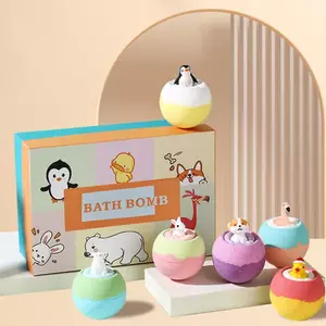 6 Miếng Bom Tắm Cho Trẻ Em Có Đồ Chơi Bất Ngờ Bên Trong Bồn Tắm Bong Bóng Ngày Lễ Với Hương Thơm Lâu Trôi2vn