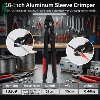 Dụng cụ uốn nhôm 10 Inch để làm việc bằng dây và điện có tay cầm chống trượt