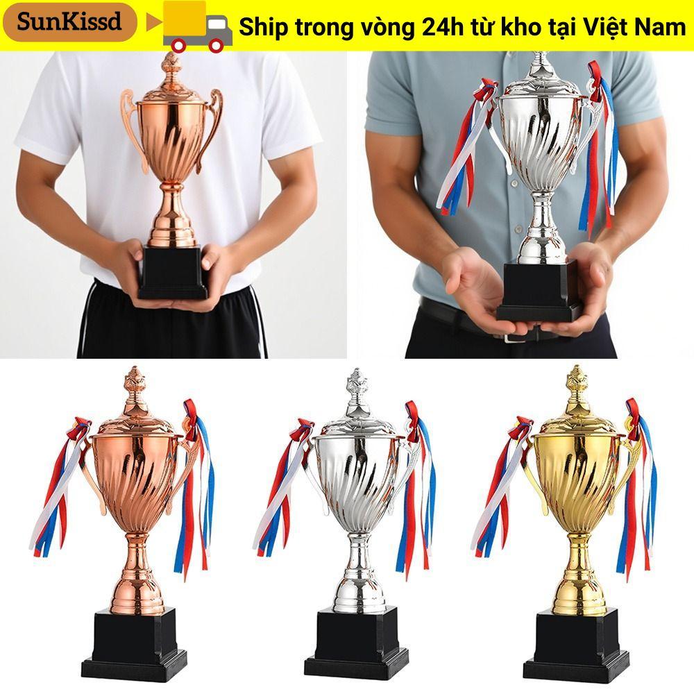 Cúp cúp SUNKISSD, Cốc giải thưởng bằng đồng bạc vàng 35 / 32 / 29 / 40 / 45 / 52CM, Quà lưu niệm tưởng niệm có thiết kế bao bọc cốc kim loại Cốc chiến thắng cỡ lớn Lễ hội thể thao