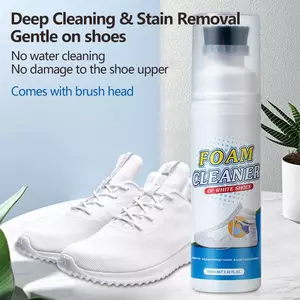 Giày Sneaker Cleaner Tennis Shoe Cleaner Có Đầu Bàn Chải Trắng Giày Cleaner Hiệu Quả Sneaker Cleaning Kit Cho Da