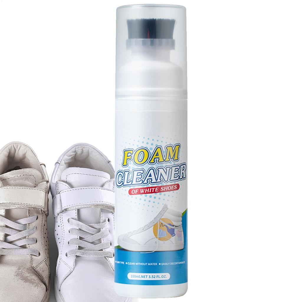 Giày Sneaker Cleaner Tennis Shoe Cleaner Có Đầu Bàn Chải Trắng Giày Cleaner Hiệu Quả Sneaker Cleaning Kit Cho Da
