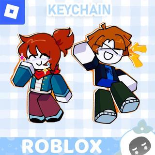 Ganci / Gantungan Kunci Akrilik COUPLE ROBLOX BACON BOY & BACON GIRL - BACON BOY