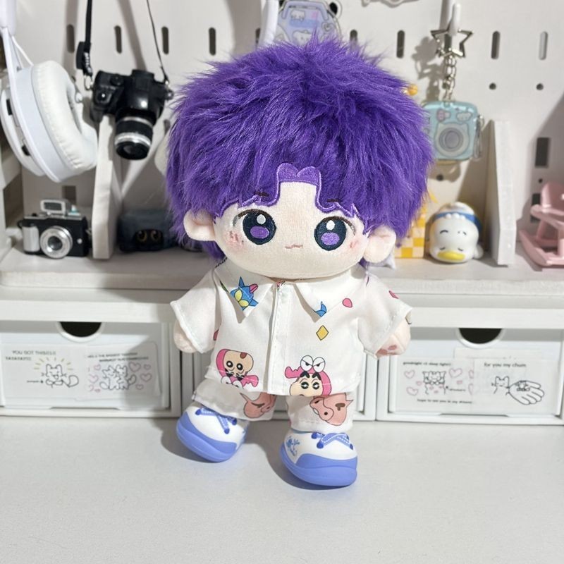 Crayon Shin-Chan Bộ Đồ Ngủ In Hình Búp Bê Cotton 40cm Tư Thế Ngồi 10cm20cm Quần Áo Cho Bé Ichiban Phần Thưởng Trang Phục Phù Hợp Với 4.16