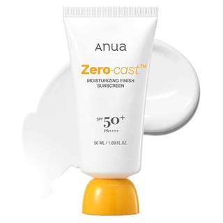Anua Zero-Cast Moisturizing Finish Sunscreen, SPF 50 50ml Sunscreen