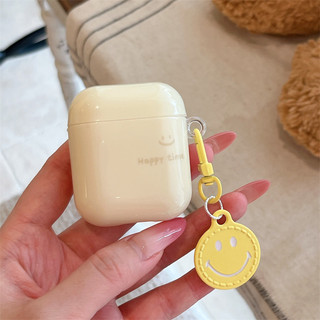 Khuôn mặt cười đơn giản cho Airpods4 AirPods 1 / 2 3 Pro Pro2 pro3 Bộ tai nghe Bluetooth không dây Vỏ bảo vệ tai nghe AirPods Pro i3 i4 pro3