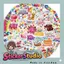 Set 60 Sticker Bánh kem và phụ kiện sinh nhật Chống Nước Dán Laptop Vali Mũ Bảo Hiểm Sổ Tay