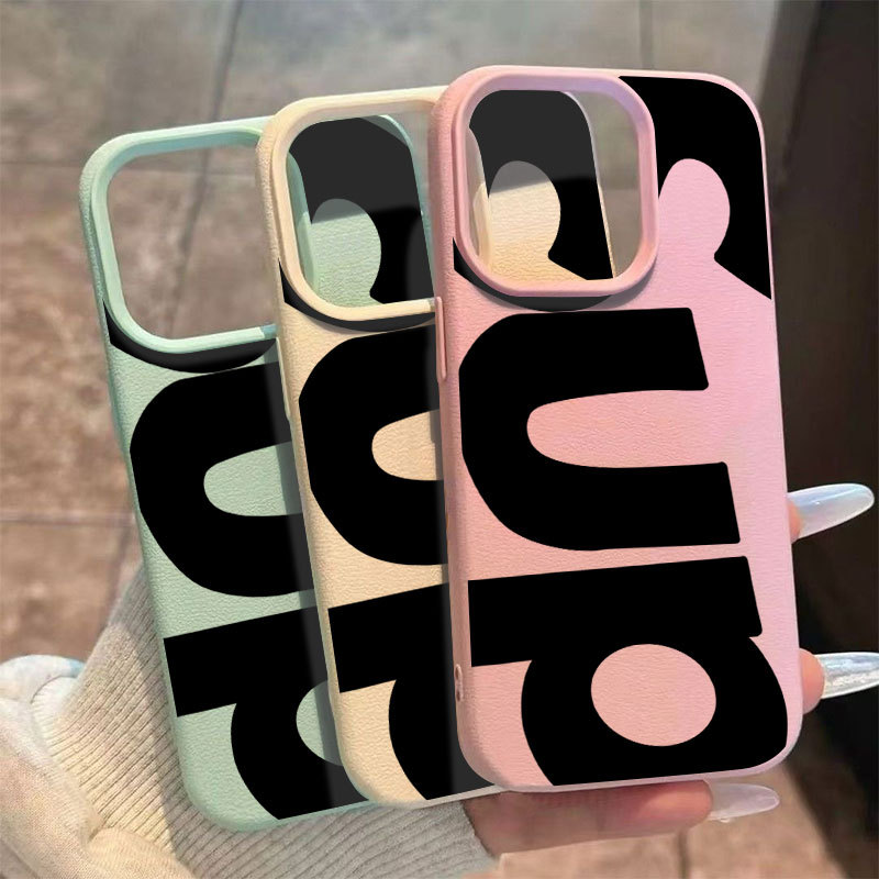 Ốp điện thoại bảo vệ camera kết cấu da dns cho iPhone 7/8/Plus/X/XS/11/12/13/14/15/16/17/Pro/Max/Air