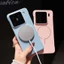 Dành Cho Xiaomi 15 Không Khung Lychee Da Họa Tiết Ốp Lưng Điện Thoại Cảm Giác Cao Cấp Từ Tính 15pro Nhẹ Mỏng Đơn Giản 14 Nửa Gói Chống Sốc 1