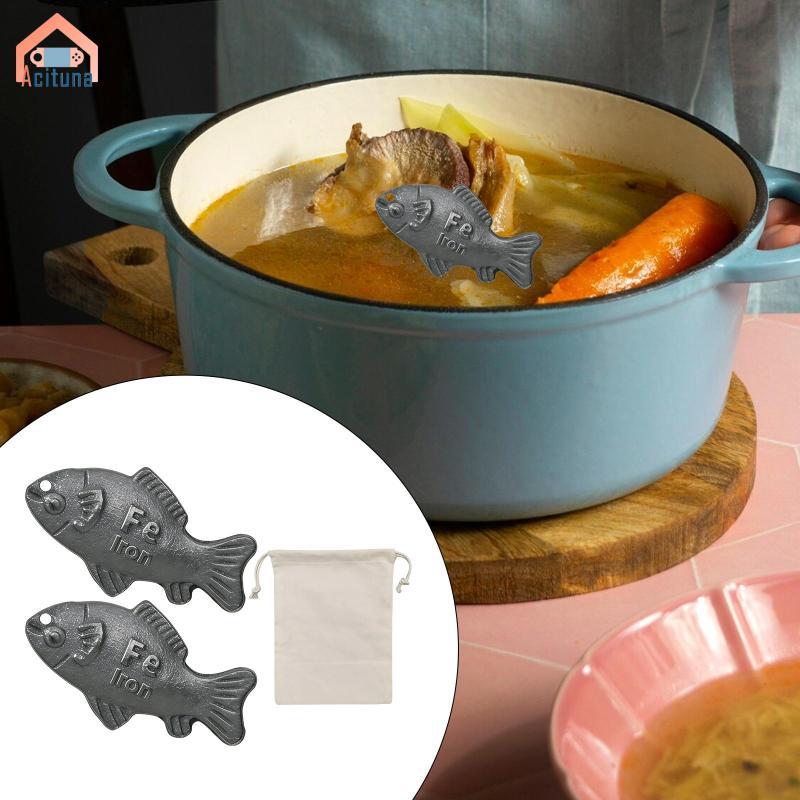 Acutuna Sắt Cá Dụng Cụ Nấu Ăn Hộ Gia Đình Sắt Bổ Sung Tiện Ích Nồi Quà Tặng Cho Trà Nữ Thực Phẩm Và Nước Rau Củ Họ Bạn Bè