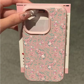 Vỏ cây hoa Samll hồng mới cho VIVO V60 V50 V40 Lite V30 Pro Y04 Y03 Y28S Y29S Y39 Y29 Y28 Y36 Y21 Y33S Y20 Y17 Y21S V29 V30E X200 FE Ốp lưng họa tiết vải lanh sang trọng
