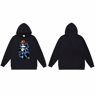 Áo nỉ BAPE cá mập cho nam, chất liệu cotton, có mũ trùm đầu dài tay, phù hợp mặc hàng ngày