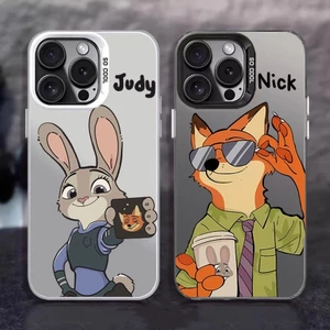 Dành Cho OPPO A3S AX5 A5 AX5S A5S A7 AX7 A12 A12e A15 A15S A16 A16S A17 A17K A31 A5 A9 2020 F9 F11 Pro 2026 Zootopia Nick Judy Matte Vỏ Điện Thoại Chống Sốc