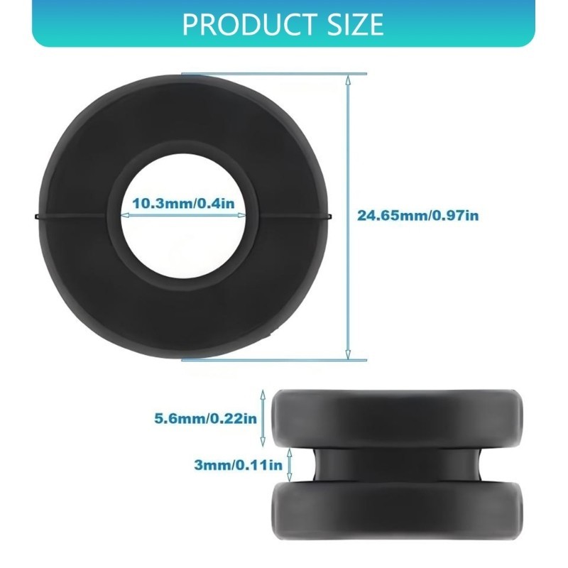 Sẽ 4 Cái 9814411880 Grommets cao su cho vỏ lọc không khí ô tô gắn vào để đảm bảo lượng khí động cơ và giảm rung